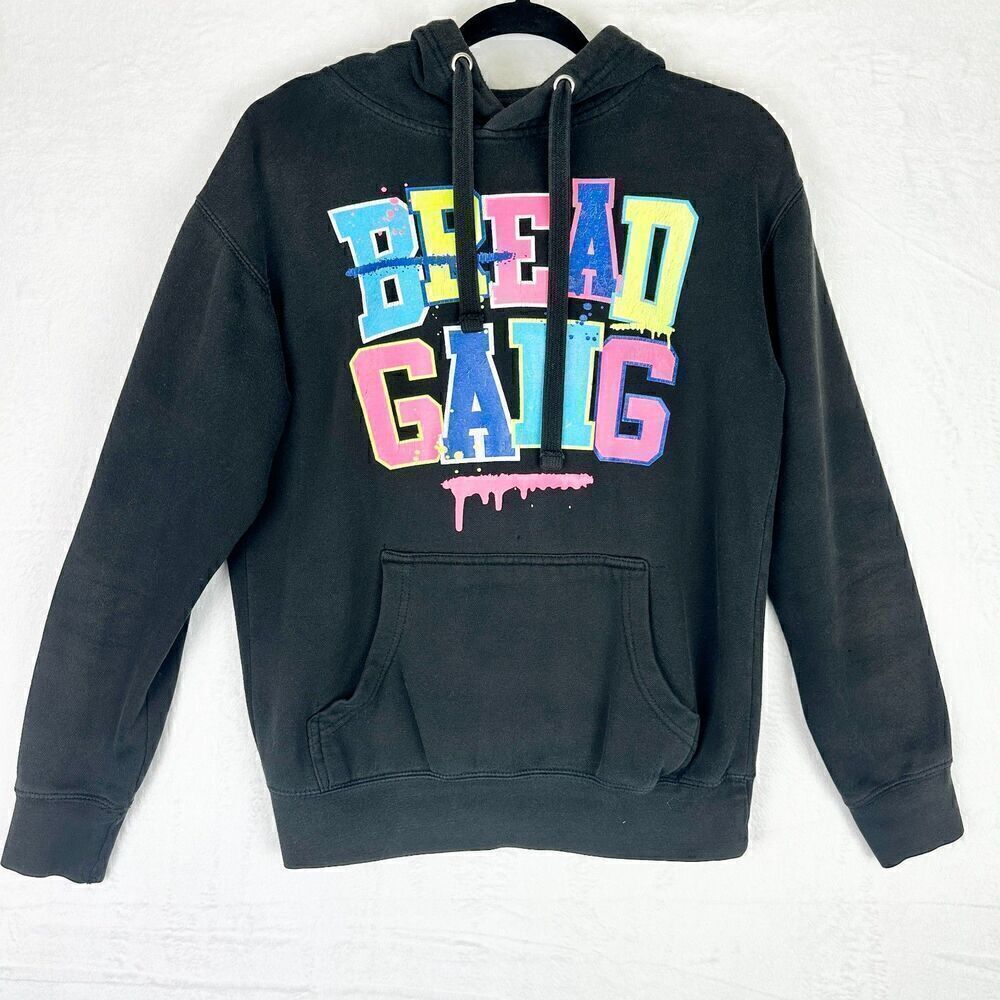 Bread Gang Yung Slime Official Merch Drip Gang Hoodie Size Small Black